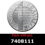 Lot 100 Vera Silver 1 once (LSP - 40MM) 