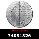 Lot 10 Vera Silver 1 once (LSP - 40MM) 