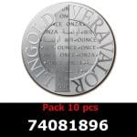 Lot 10 Vera Silver 1 once (LSP - 40MM) 