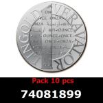 Lot 10 Vera Silver 1 once (LSP - 40MM) 