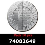 Lot 10 Vera Silver 1 once (LSP - 40MM) 