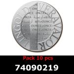 Lot 10 Vera Silver 1 once (LSP - 40MM) 