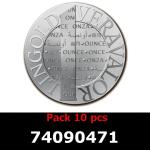 Lot 10 Vera Silver 1 once (LSP - 40MM) 