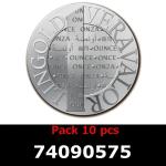 Lot 10 Vera Silver 1 once (LSP - 40MM) 