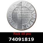 Lot 10 Vera Silver 1 once (LSP - 40MM) 