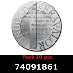 Lot 10 Vera Silver 1 once (LSP - 40MM) 