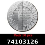 Lot 10 Vera Silver 1 once (LSP - 40MM) 