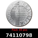 Lot 10 Vera Silver 1 once (LSP - 40MM) 