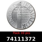 Lot 10 Vera Silver 1 once (LSP - 40MM) 