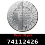 Lot 10 Vera Silver 1 once (LSP - 40MM) 