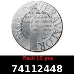 Lot 10 Vera Silver 1 once (LSP - 40MM) 