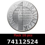 Lot 10 Vera Silver 1 once (LSP - 40MM) 