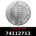 Lot 10 Vera Silver 1 once (LSP - 40MM) 