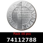 Lot 10 Vera Silver 1 once (LSP - 40MM) 