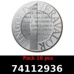 Lot 10 Vera Silver 1 once (LSP - 40MM) 