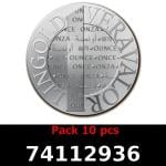 Lot 10 Vera Silver 1 once (LSP - 40MM) 