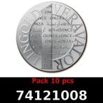 Lot 10 Vera Silver 1 once (LSP - 40MM) 