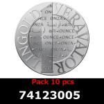Lot 10 Vera Silver 1 once (LSP - 40MM) 