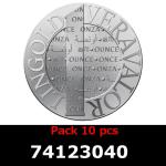 Lot 10 Vera Silver 1 once (LSP - 40MM) 