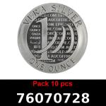 Lot 10 Vera Silver 1 once (LSP - 40MM) 