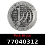 Lot 10 Vera Silver 1 once (LSP - 40MM) 
