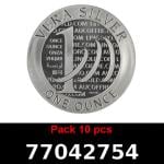 Lot 10 Vera Silver 1 once (LSP - 40MM) 