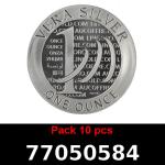 Lot 10 Vera Silver 1 once (LSP - 40MM) 