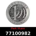 Lot 10 Vera Silver 1 once (LSP - 40MM) 