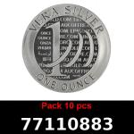 Lot 10 Vera Silver 1 once (LSP - 40MM) 