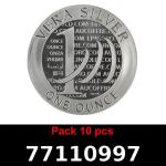 Lot 10 Vera Silver 1 once (LSP - 40MM) 