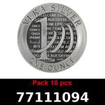 Lot 10 Vera Silver 1 once (LSP - 40MM) 