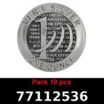 Lot 10 Vera Silver 1 once (LSP - 40MM) 