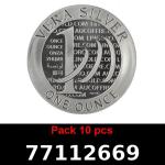Lot 10 Vera Silver 1 once (LSP - 40MM) 