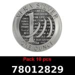 Lot 10 Vera Silver 1 once (LSP - 40MM) 