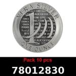 Lot 10 Vera Silver 1 once (LSP - 40MM) 