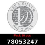 Lot 10 Vera Silver 1 once (LSP - 40MM) 