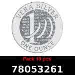 Lot 10 Vera Silver 1 once (LSP - 40MM) 