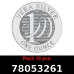 Lot 10 Vera Silver 1 once (LSP - 40MM) 