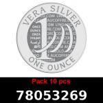 Lot 10 Vera Silver 1 once (LSP - 40MM) 