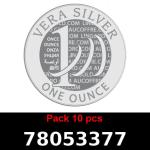 Lot 10 Vera Silver 1 once (LSP - 40MM) 