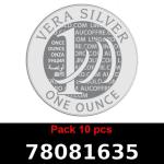 Lot 10 Vera Silver 1 once (LSP - 40MM) 
