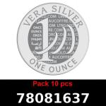 Lot 10 Vera Silver 1 once (LSP - 40MM) 
