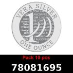 Lot 10 Vera Silver 1 once (LSP - 40MM) 