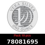 Lot 10 Vera Silver 1 once (LSP - 40MM) 