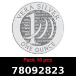 Lot 10 Vera Silver 1 once (LSP - 40MM) 