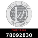 Lot 10 Vera Silver 1 once (LSP - 40MM) 