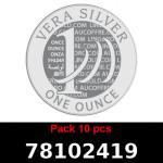 Lot 10 Vera Silver 1 once (LSP - 40MM) 