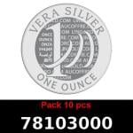 Lot 10 Vera Silver 1 once (LSP - 40MM) 
