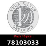 Lot 10 Vera Silver 1 once (LSP - 40MM) 