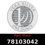 Lot 10 Vera Silver 1 once (LSP - 40MM) 